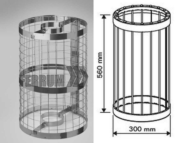 Sauna ovne fra en cylinder, hjulskiver