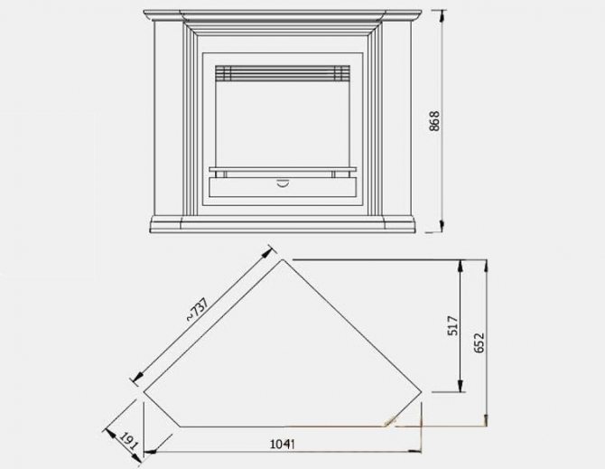 pagguhit ng drywall fireplace