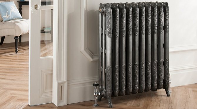 radiator besi tuang retro (kunci induk)