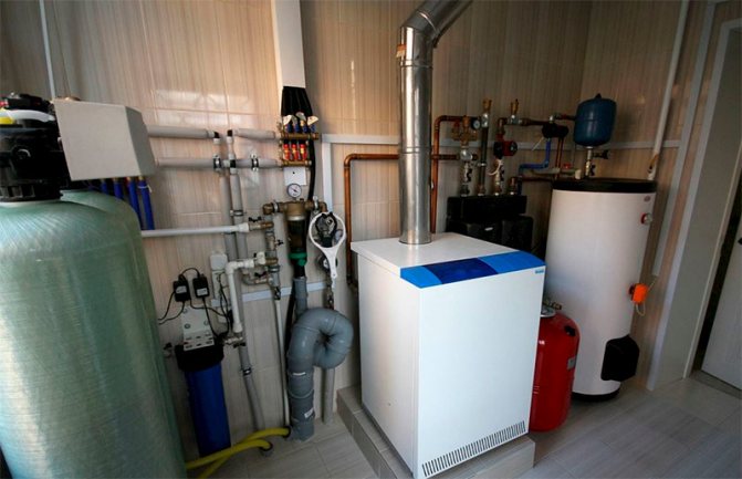 Karagdagang kagamitan para sa floor standing gas boiler