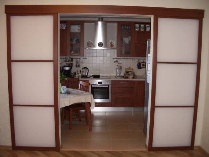 interior doble swing door