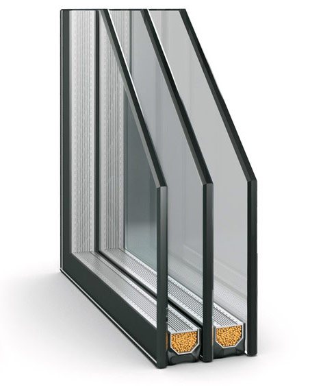 Double-glazed window