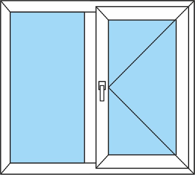 Dobbeltrude vinduesblind drejning - Smart Windows