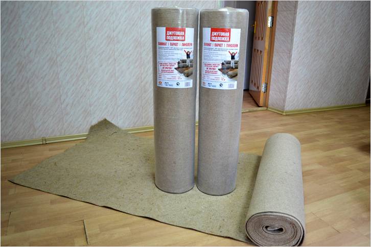 Jute backing para sa linoleum