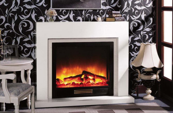 Electric fireplace Glenrich