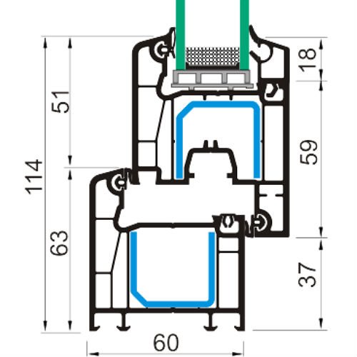 Envin Rus ENWIN 60/4 QUADRO mga profile.