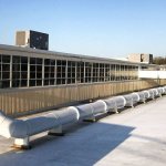 Normalt vandret afsnit af ventilationskanalen