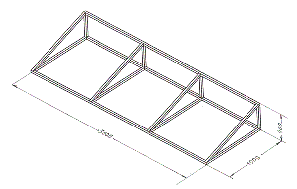 frame para sa canopy ng balkonahe