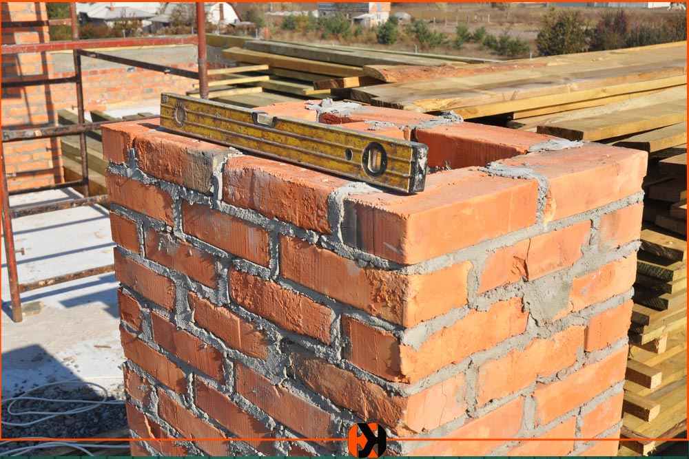 Brick chimney para maligo