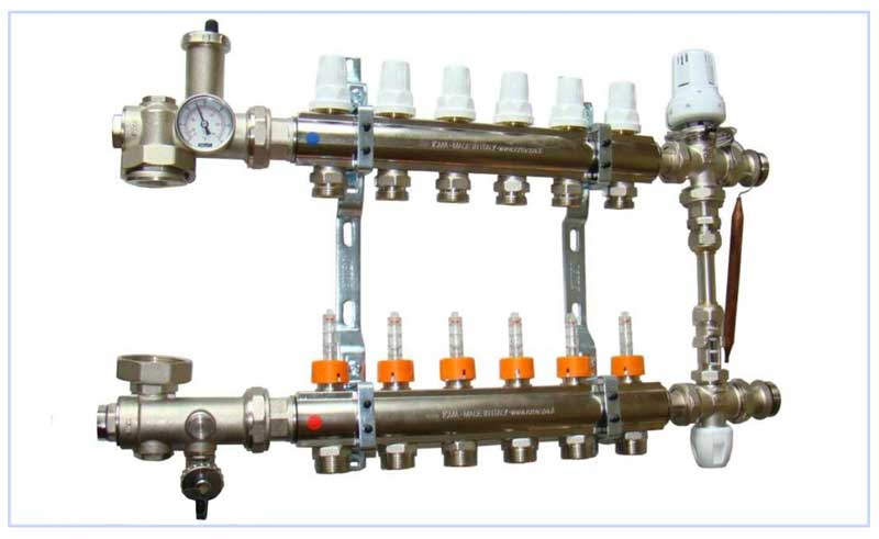 Manifold na pagpupulong na may bridging tube