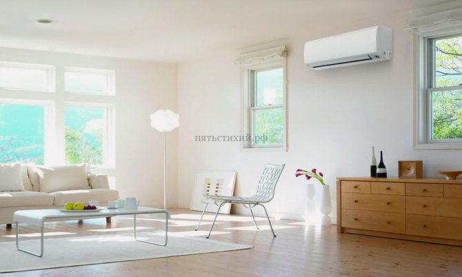 Aircondition af et privat hus