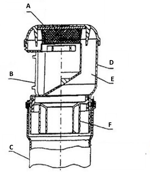 Disenyo ng damper ng vacuum (pinasimple na diagram)