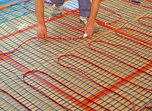 Pag-install ng electric underfloor heating