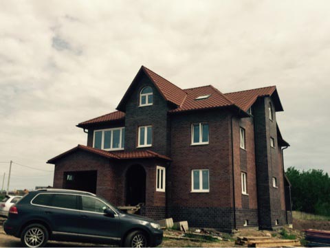 Installation of a pie on finished rafters in the village of Seltso, Ramensky district