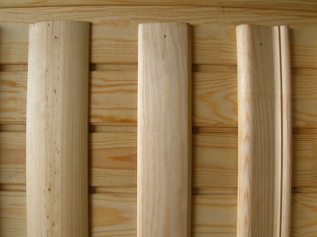 bandes de bois