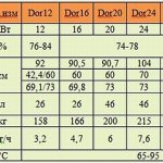 Pangunahing mga teknikal na parameter ng Dakon dor boiler