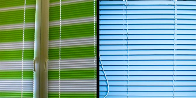 Mga plastic blinds