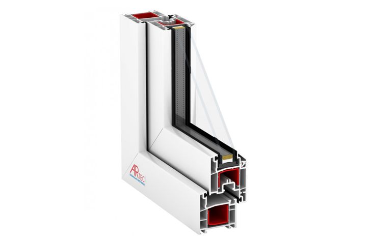 Ang profile ng plastik ng ARtec system na 60 mm