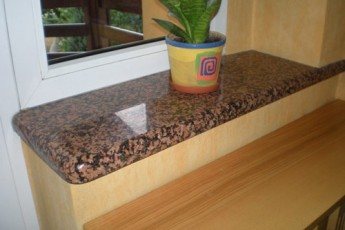 Carmen Red Brown Granite Window Sill