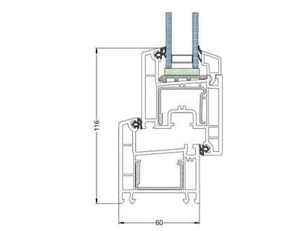 Rehau Euro sectional profile