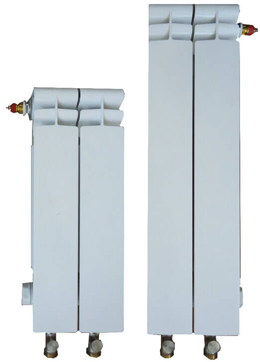 dimensi radiator aluminium