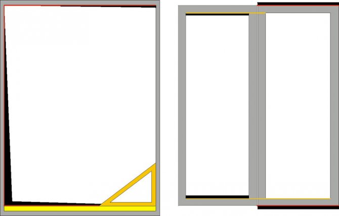 Fig. 4. Paglalagay ng frame at sashes