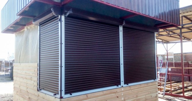 roller shutters sa mga bintana (pangunahing key)