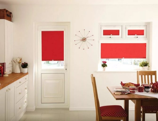 roller blinds pula para sa kusina