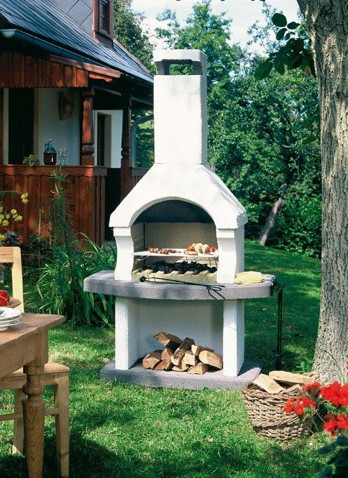 Garden fireplace