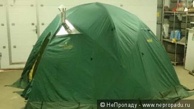 Homemade tent kalan