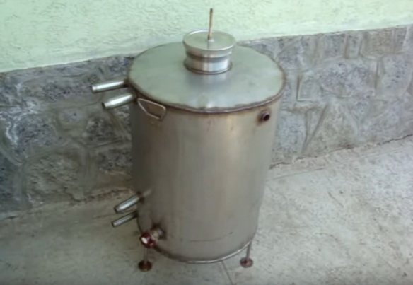 Homemade hindi direktang pagpainit boiler