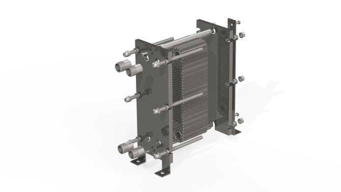 diagram ng heat exchanger ng plato