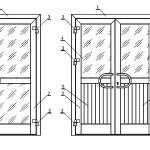 Diagram over en plastdør