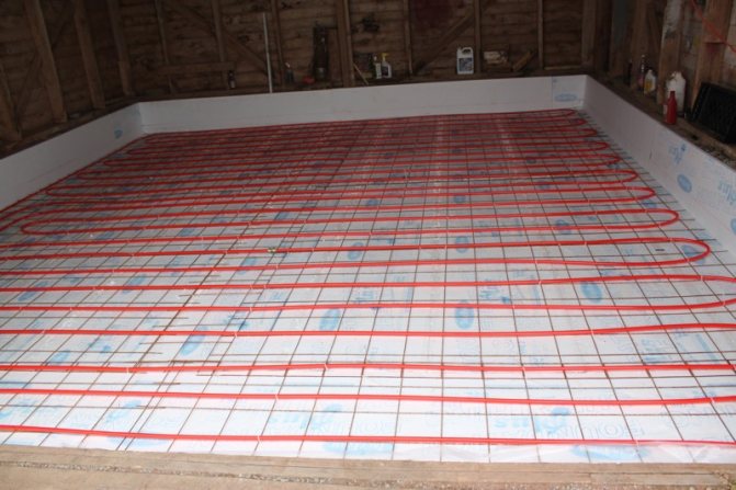 Underfloor system ng pag-init