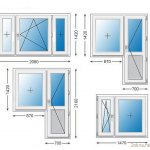 Tailles standard des fenêtres en plastique