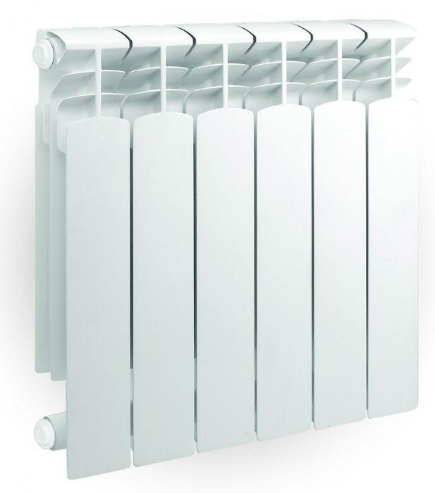 pemasangan radiator pemanasan bimetal aluminium