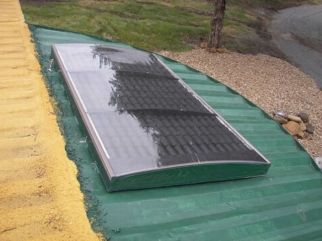 Air solar collector para sa pagpainit sa bahay