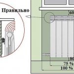 Lors du choix des dimensions du radiateur, vous devez les sélectionner en fonction de la hauteur du rebord de la fenêtre