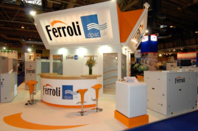 Ferroli messestand