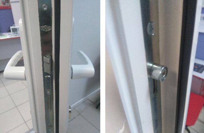 Lock ng pintuan ng PVC