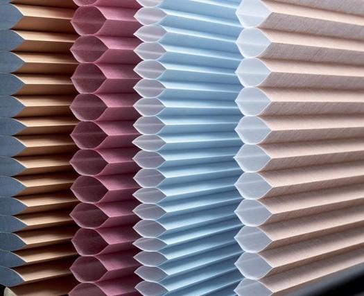 Pleated blinds